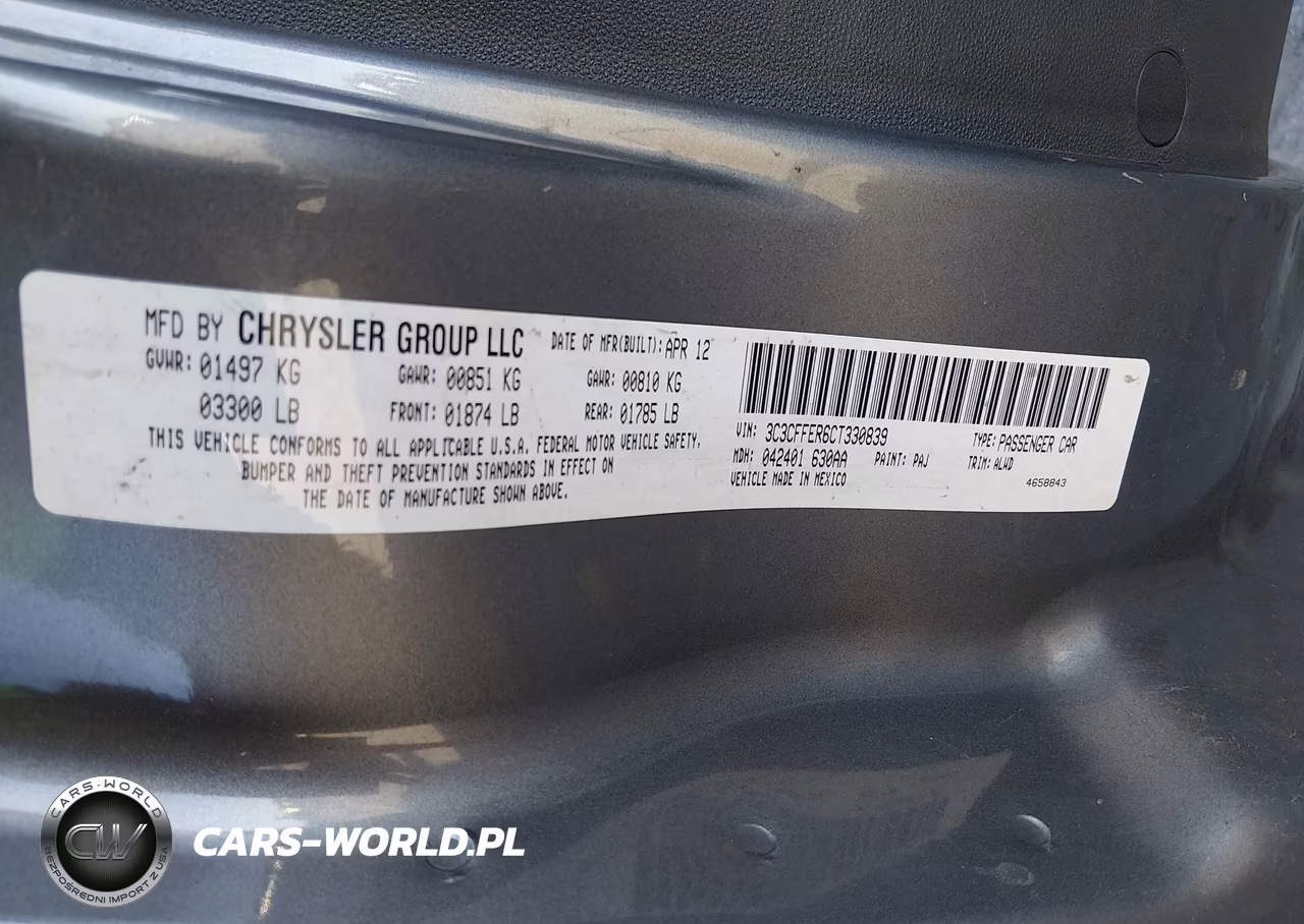 2012 Fiat 500C Lounge VIN:3C3CFFER6CT330839 - 9