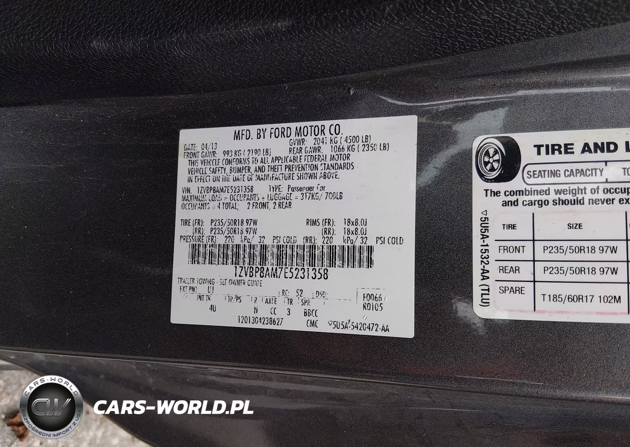 2014 Ford Mustang V6 Premium VIN:1ZVBP8AM7E5231358 - 9
