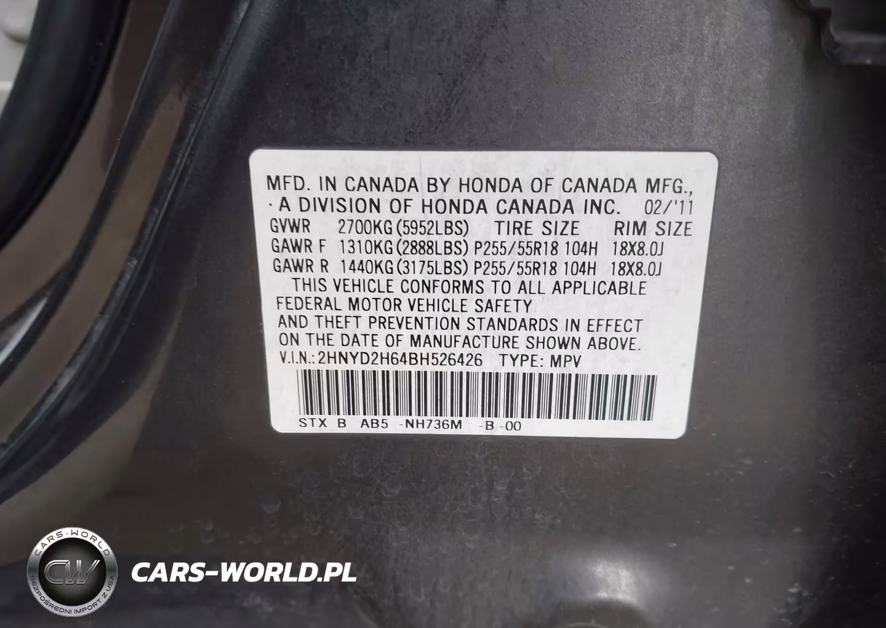 2011 Acura Mdx Technology Package VIN:2HNYD2H64BH526426 - 9