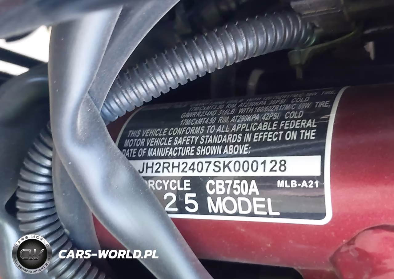 2025 Honda Cb750 A VIN:JH2RH2407SK000128 - 10