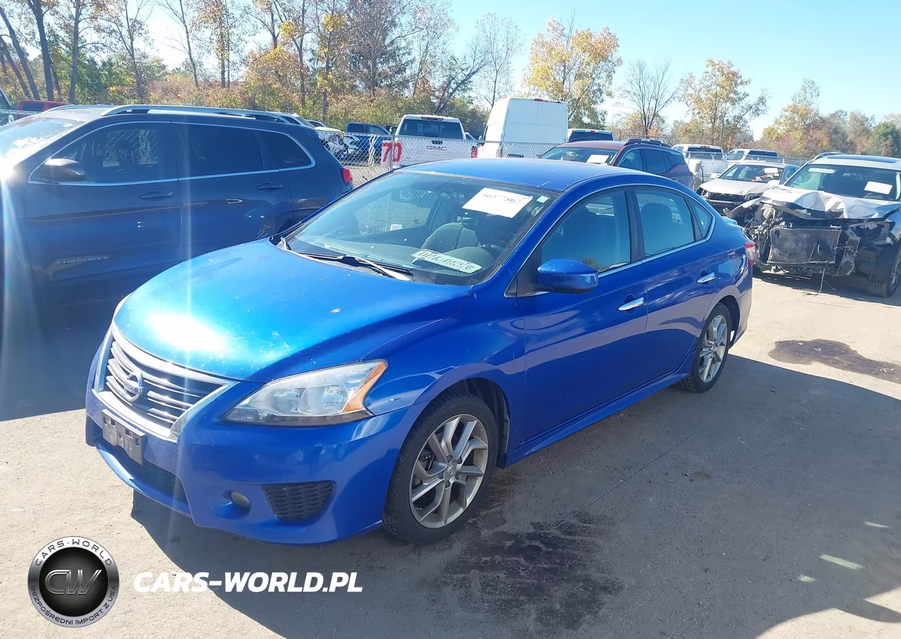 2013 Nissan Sentra Sr VIN:3N1AB7AP7DL706381 - 2