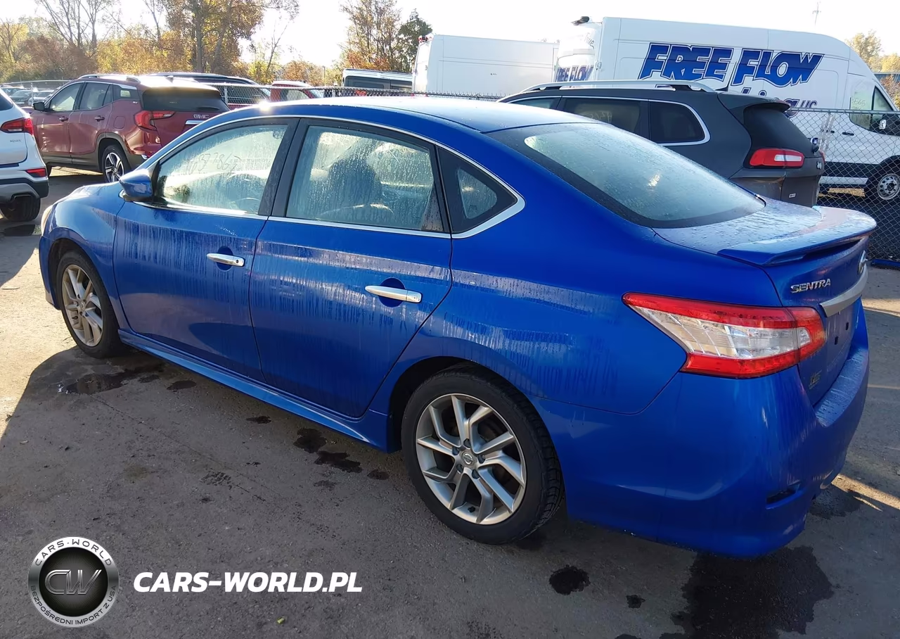 2013 Nissan Sentra Sr VIN:3N1AB7AP7DL706381 - 3