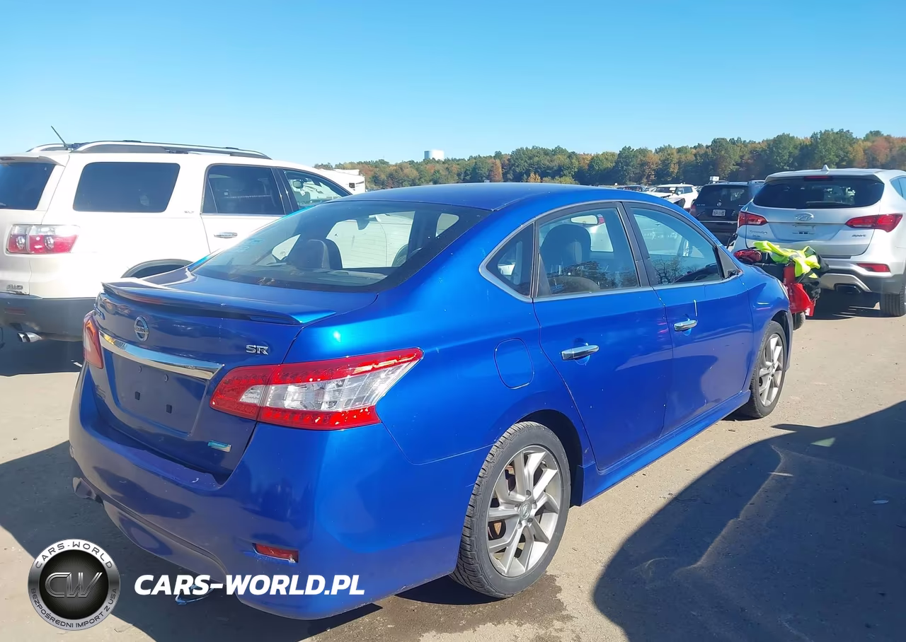 2013 Nissan Sentra Sr VIN:3N1AB7AP7DL706381 - 4