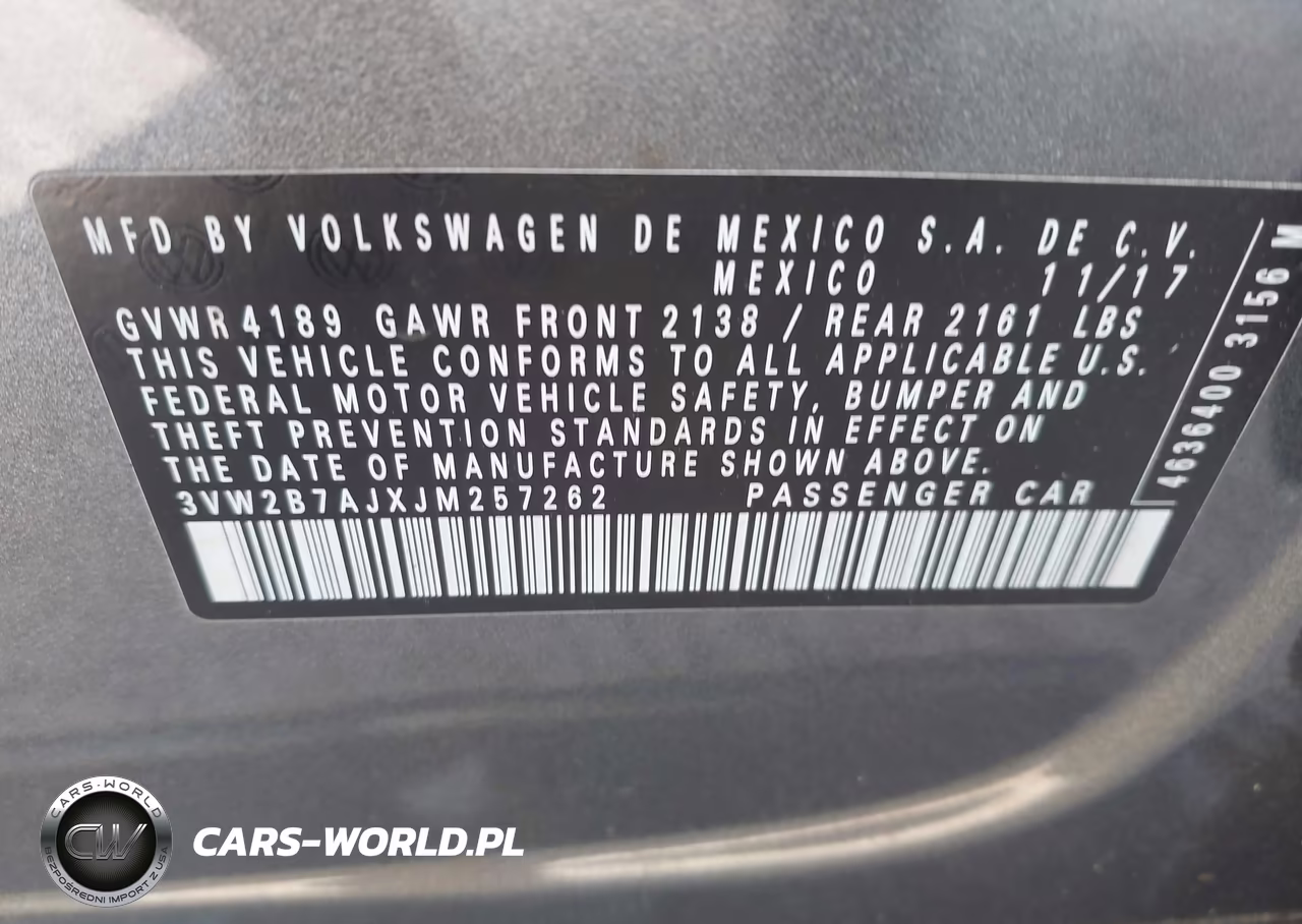 2018 Volkswagen Jetta 1.4T S VIN:3VW2B7AJXJM257262 - 9