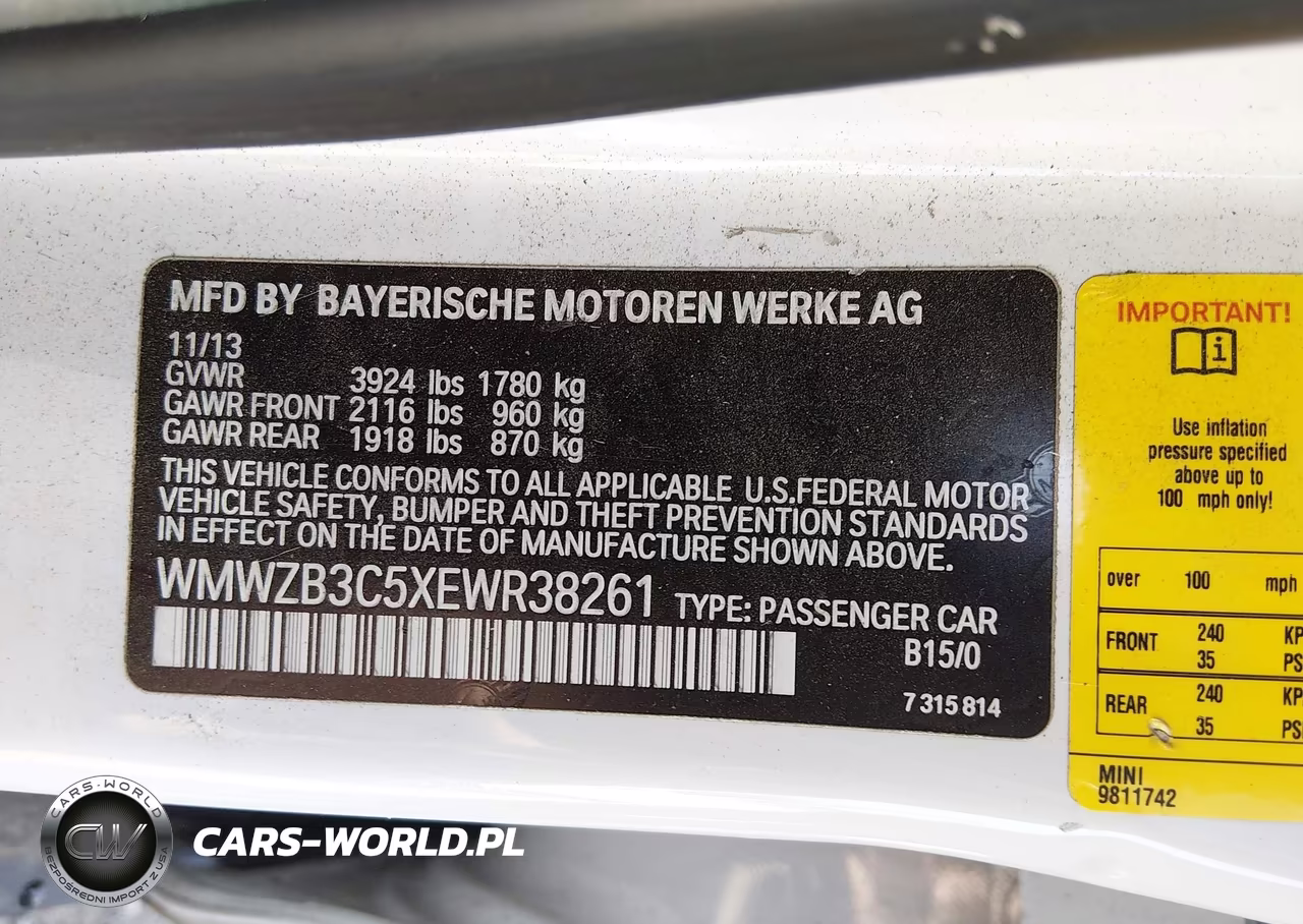 2014 Mini Countryman Cooper VIN:WMWZB3C5XEWR38261 - 9