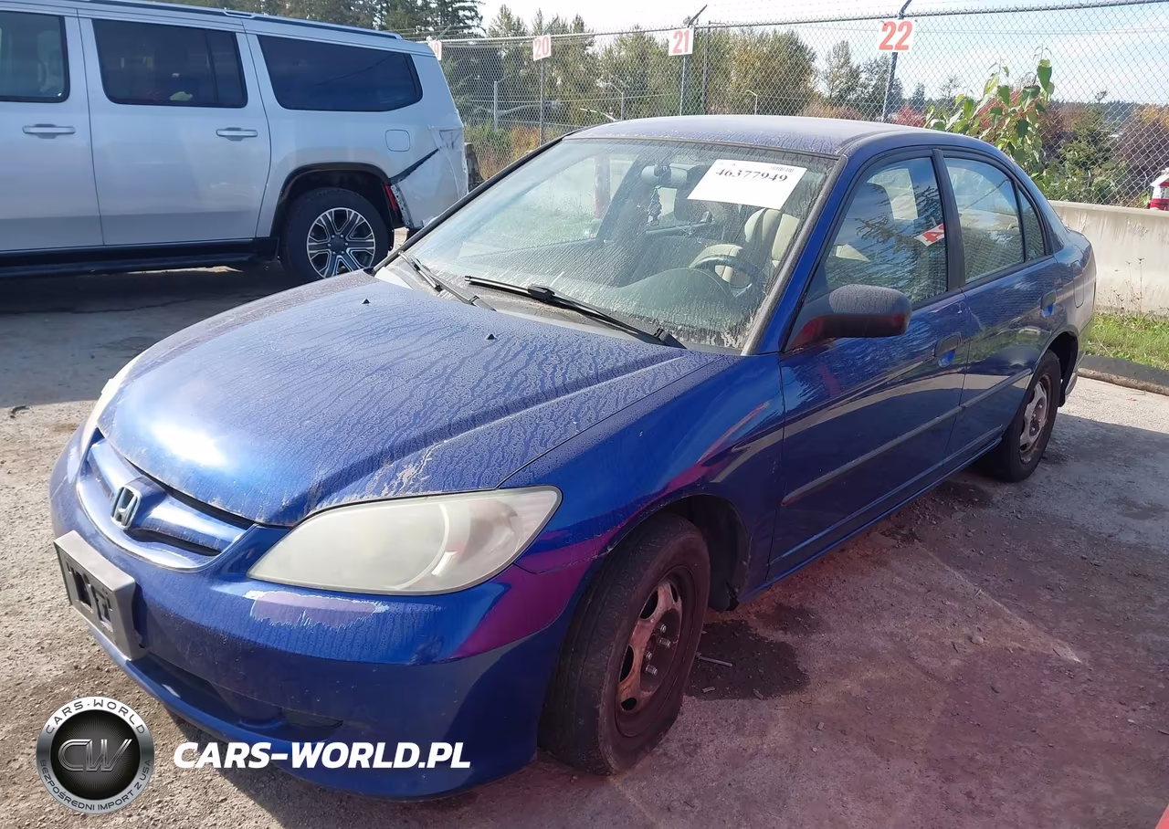 2004 Honda Civic Vp VIN:1HGES16314L014048 - 2