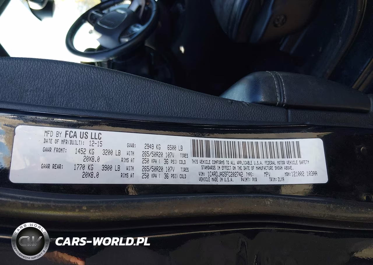 2015 Dodge Durango Sxt VIN:1C4RDJAG5FC202742 - 9