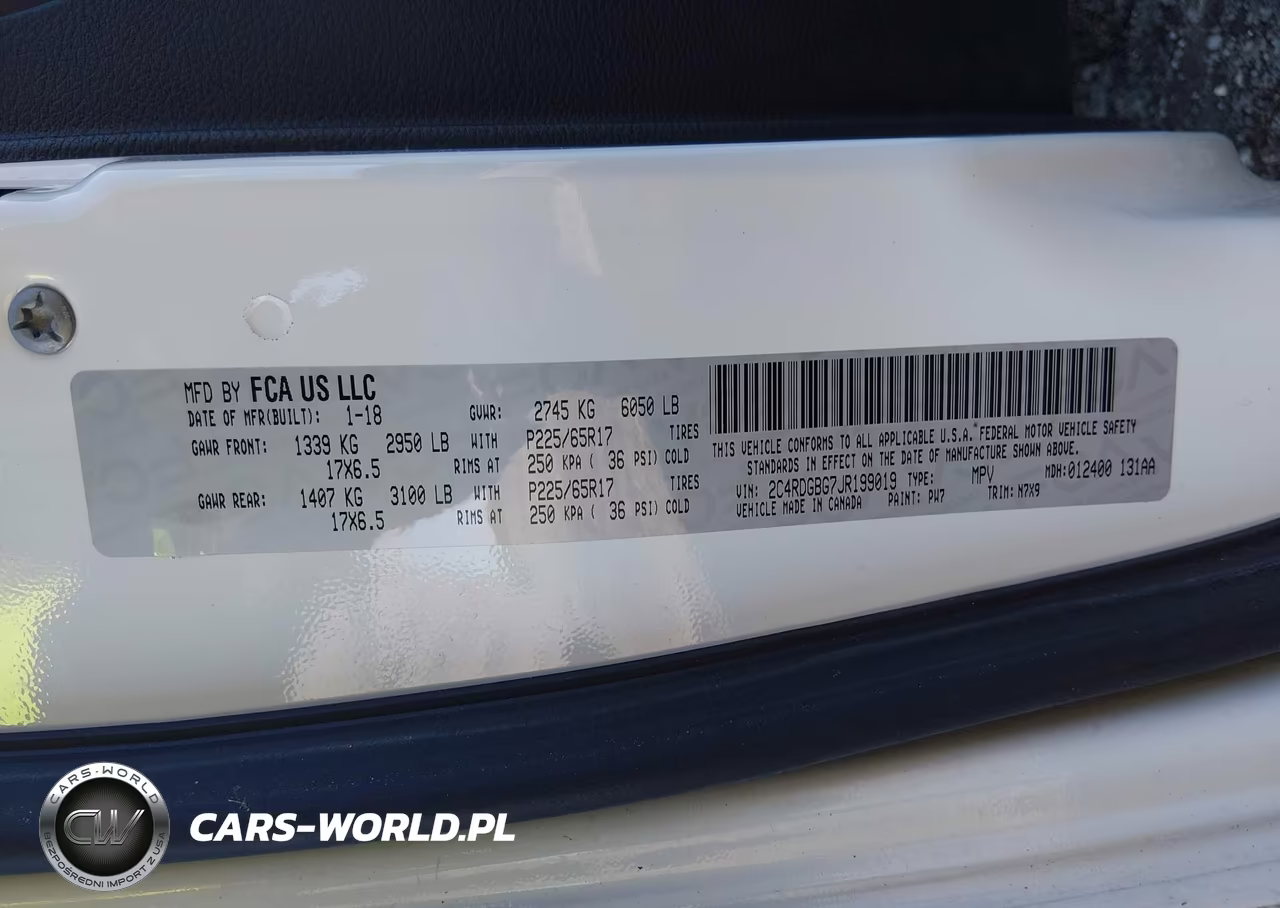 2018 Dodge Grand Caravan Se Plus VIN:2C4RDGBG7JR199019 - 9