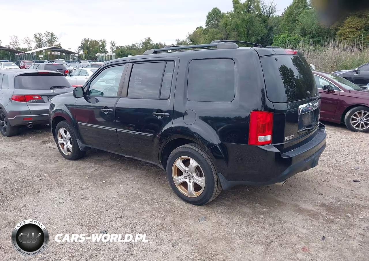 2012 Honda Pilot Ex-L VIN:5FNYF4H5XCB007732 - 3