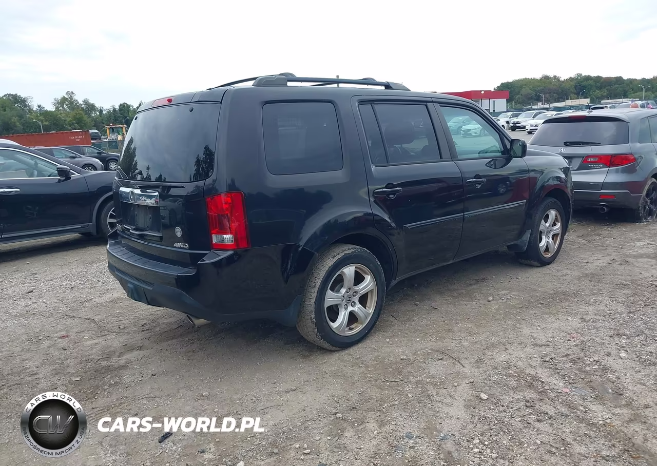 2012 Honda Pilot Ex-L VIN:5FNYF4H5XCB007732 - 4