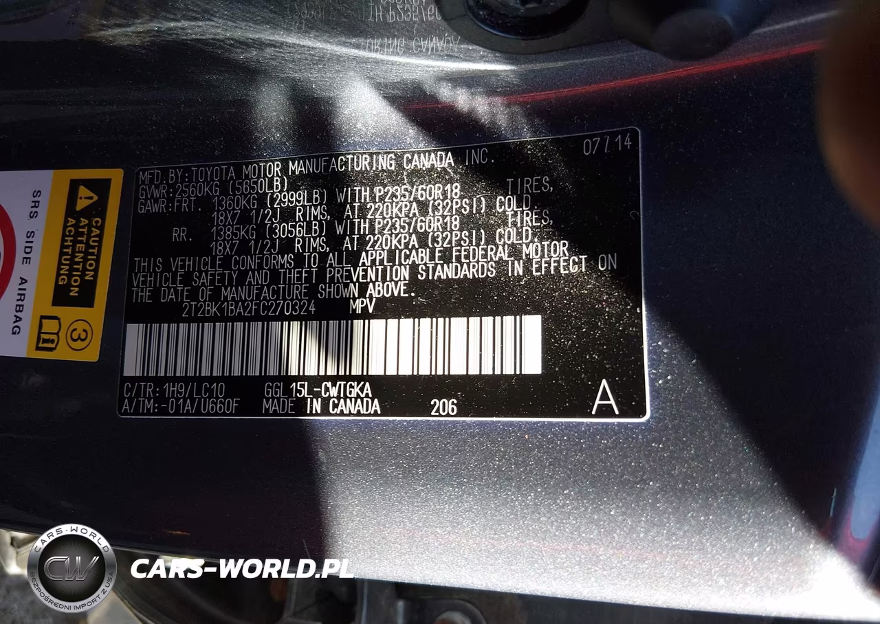 2015 Lexus Rx 350 VIN:2T2BK1BA2FC270324 - 9