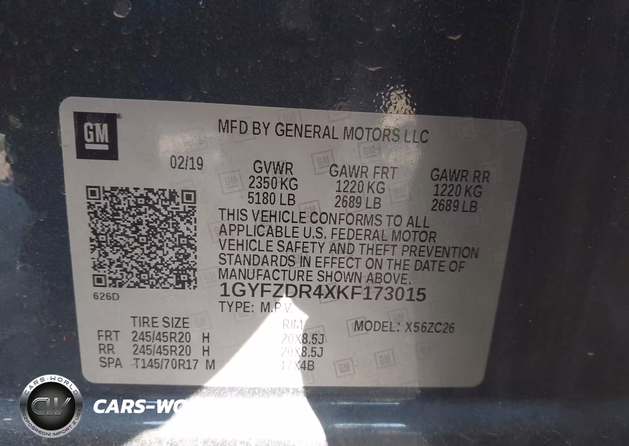 2019 Cadillac Xt4 Premium Luxury VIN:1GYFZDR4XKF173015 - 9