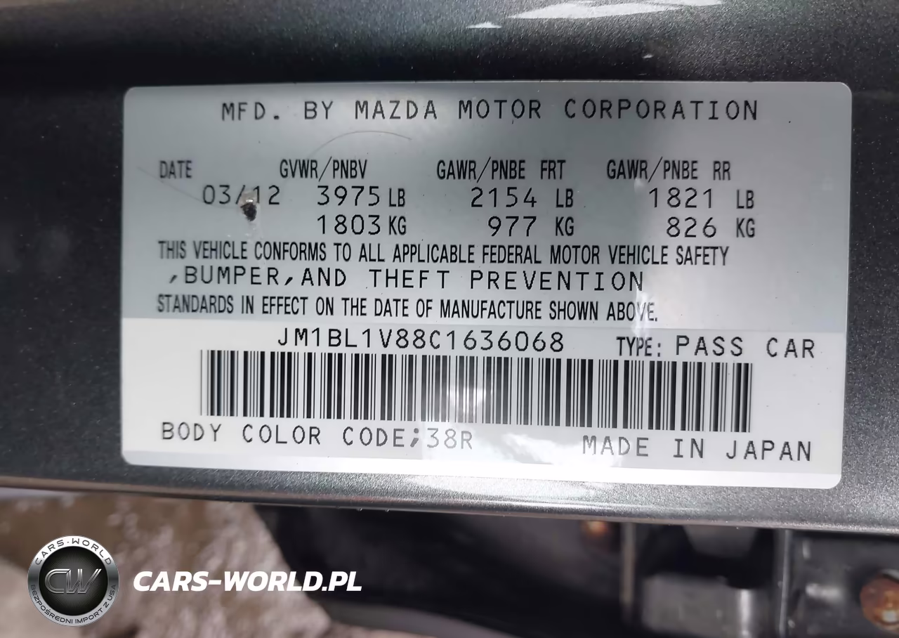 2012 Mazda Mazda3 I Touring VIN:JM1BL1V88C1636068 - 9