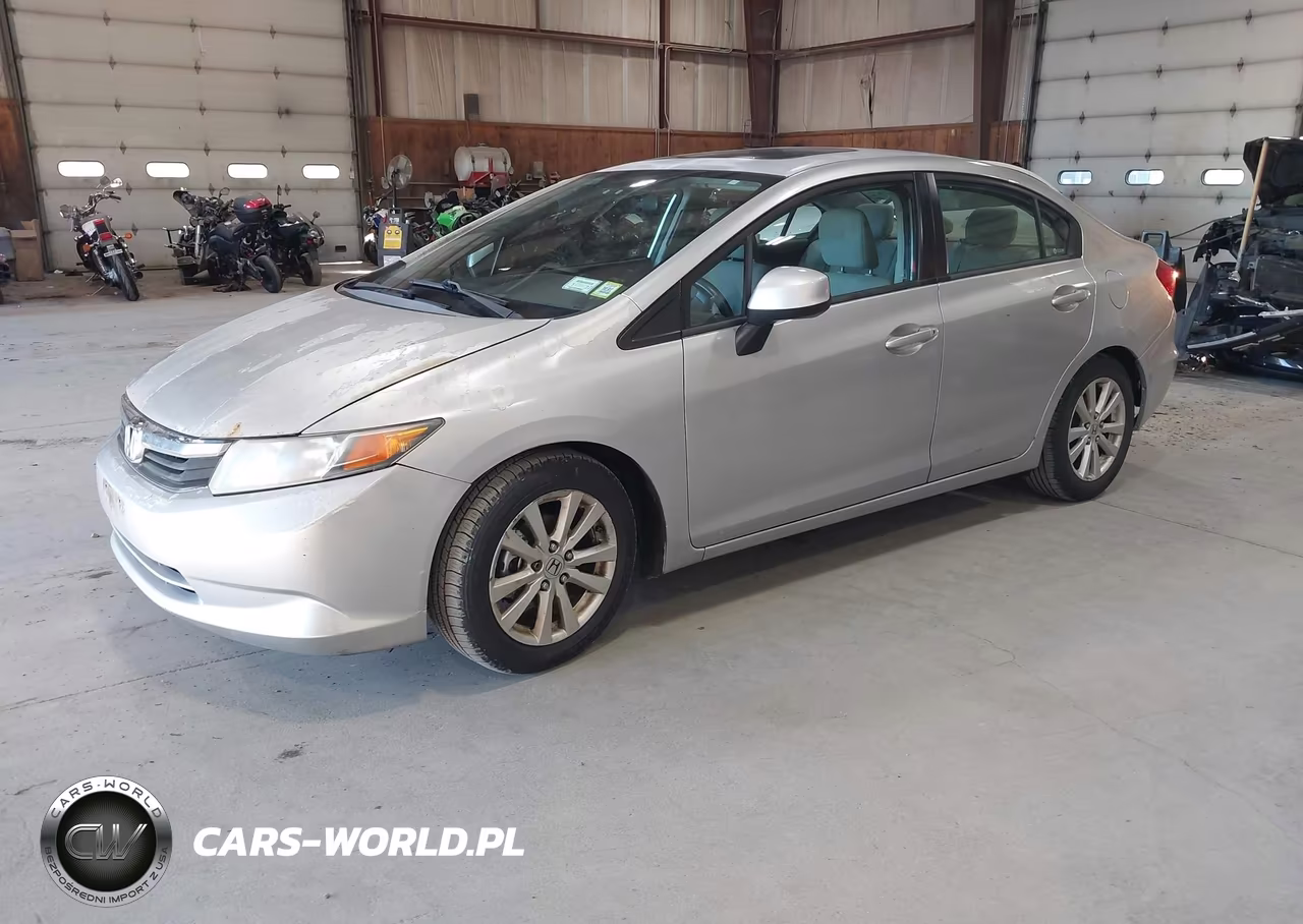 2012 Honda Civic Ex VIN:2HGFB2F81CH327389 - 2