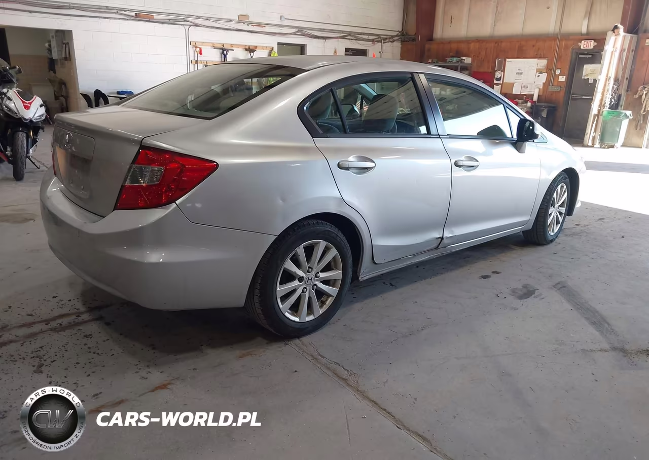 2012 Honda Civic Ex VIN:2HGFB2F81CH327389 - 4