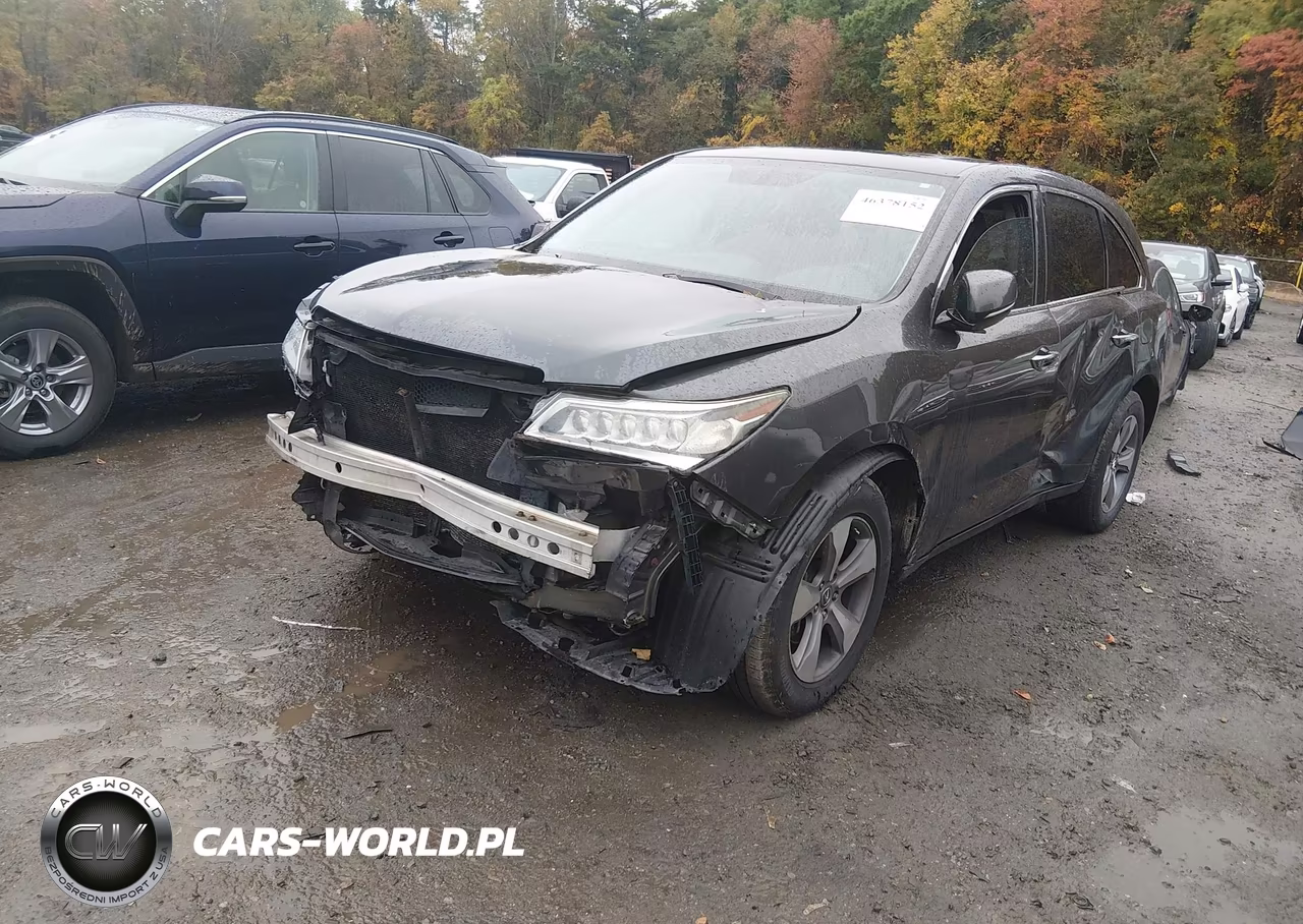 2015 Acura Mdx VIN:5FRYD4H25FB014666 - 2