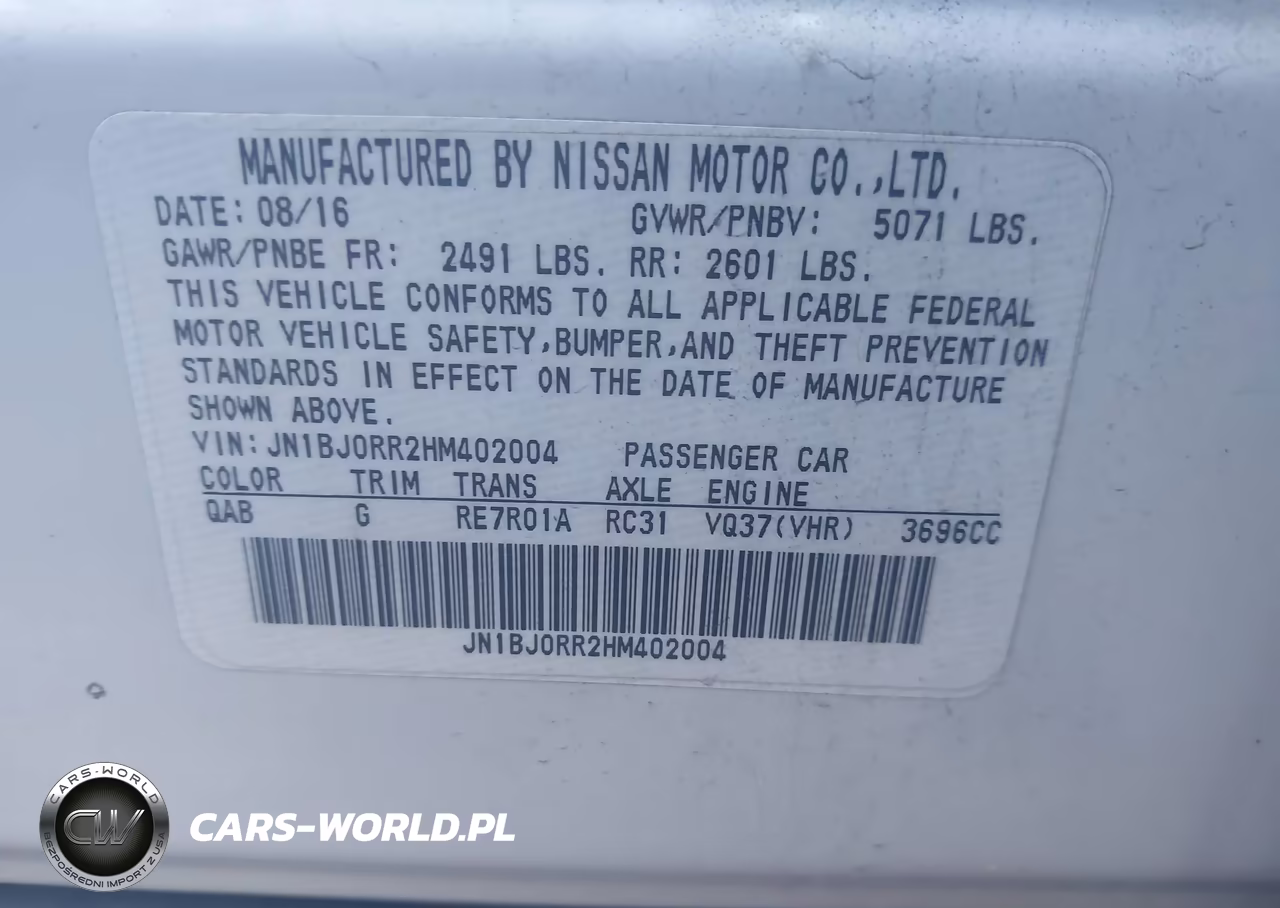2017 Infiniti Qx50 VIN:JN1BJ0RR2HM402004 - 9