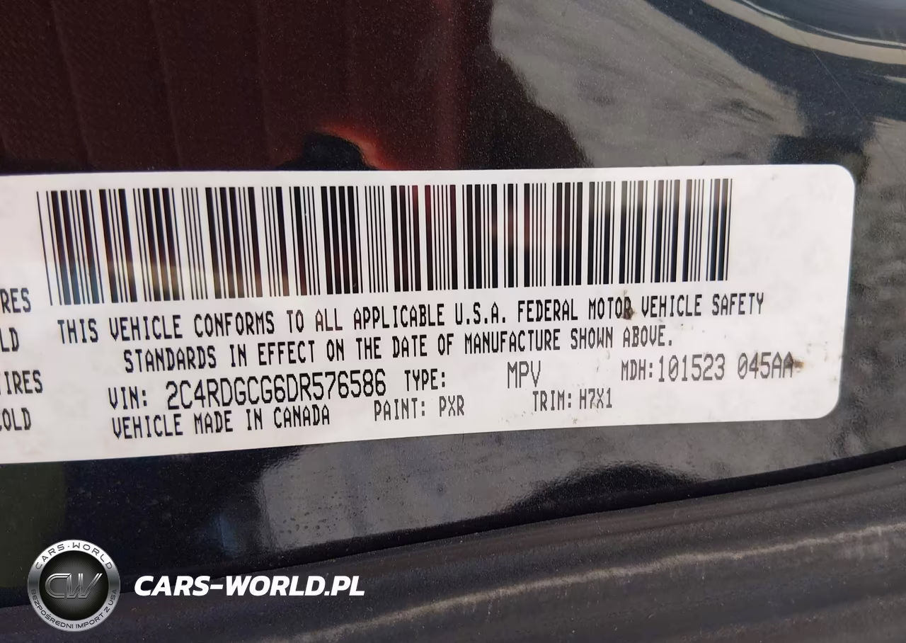 2013 Dodge Grand Caravan Sxt VIN:2C4RDGCG6DR576586 - 9