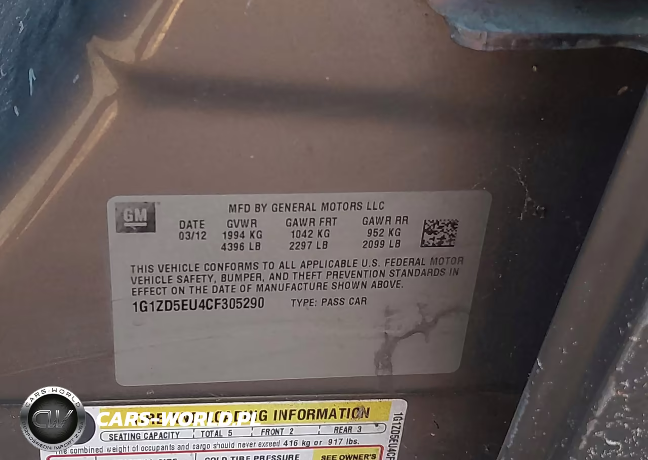 2012 Chevrolet Malibu 2Lt VIN:1G1ZD5EU4CF305290 - 9