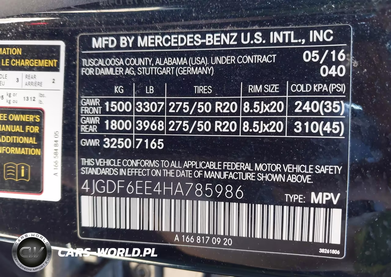 2017 Mercedes-Benz Gls 450 4Matic VIN:4JGDF6EE4HA785986 - 9