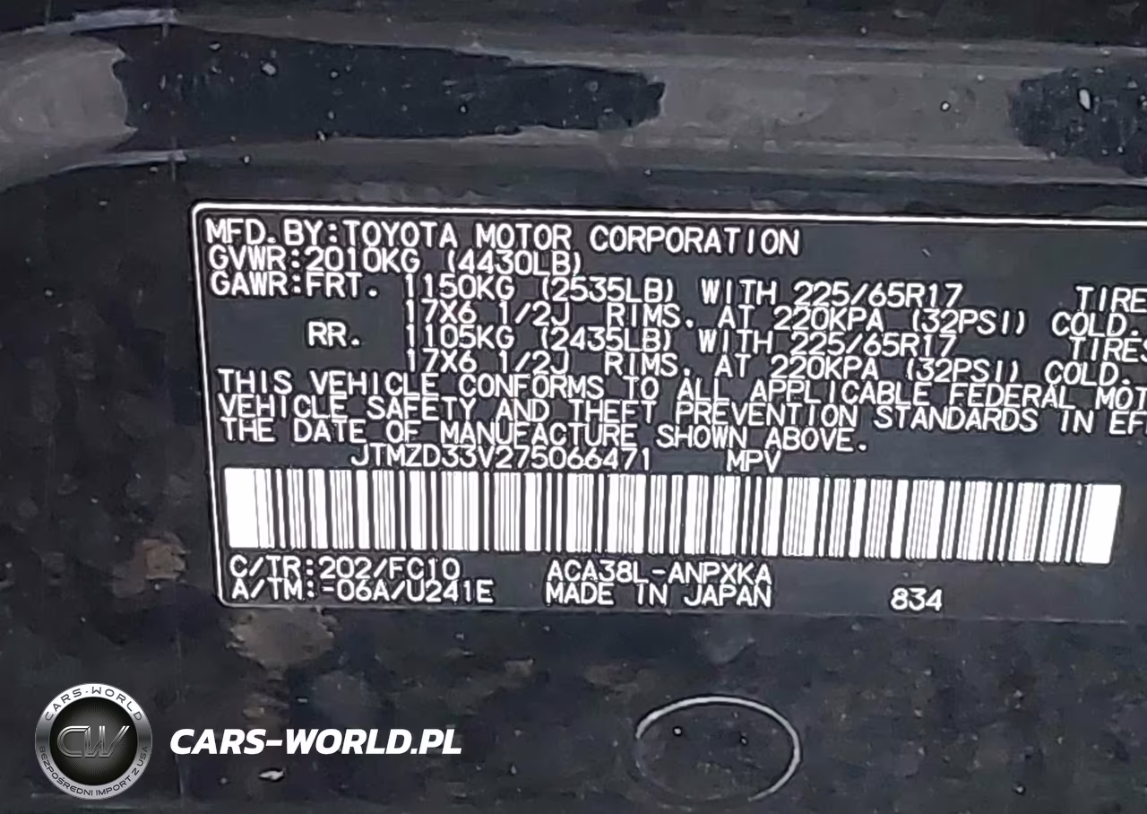 2007 Toyota Rav4 VIN:JTMZD33V275066471 - 9