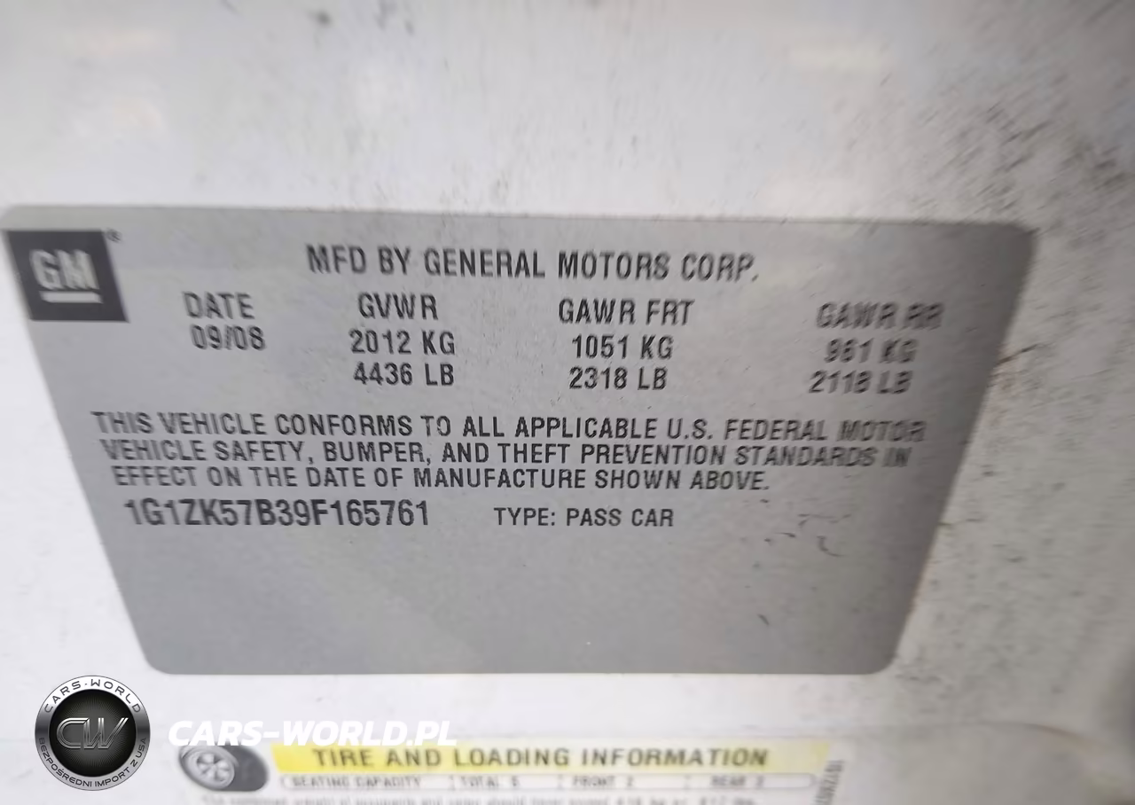 2009 Chevrolet Malibu Ltz VIN:1G1ZK57B39F165761 - 9