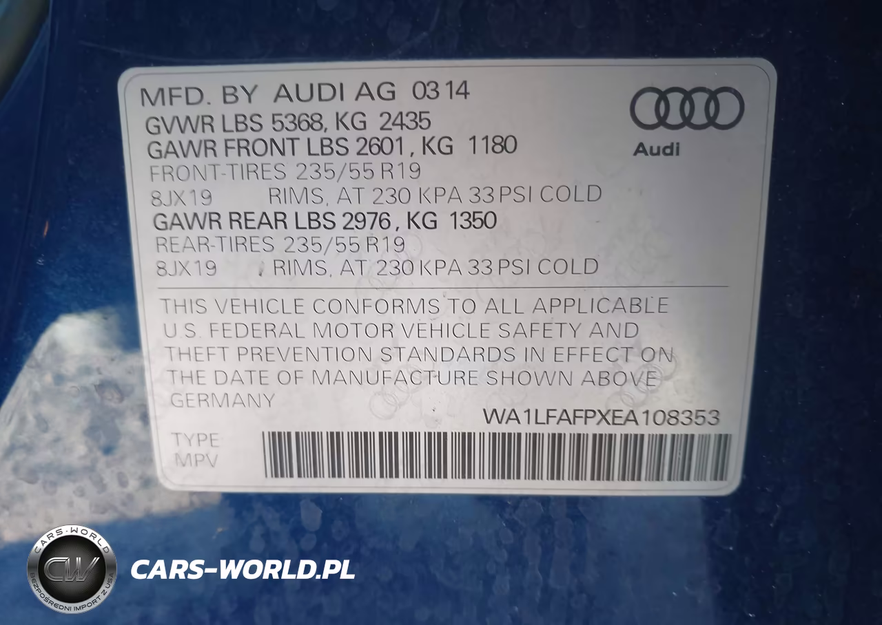 2014 Audi Q5 2.0T Premium VIN:WA1LFAFPXEA108353 - 9