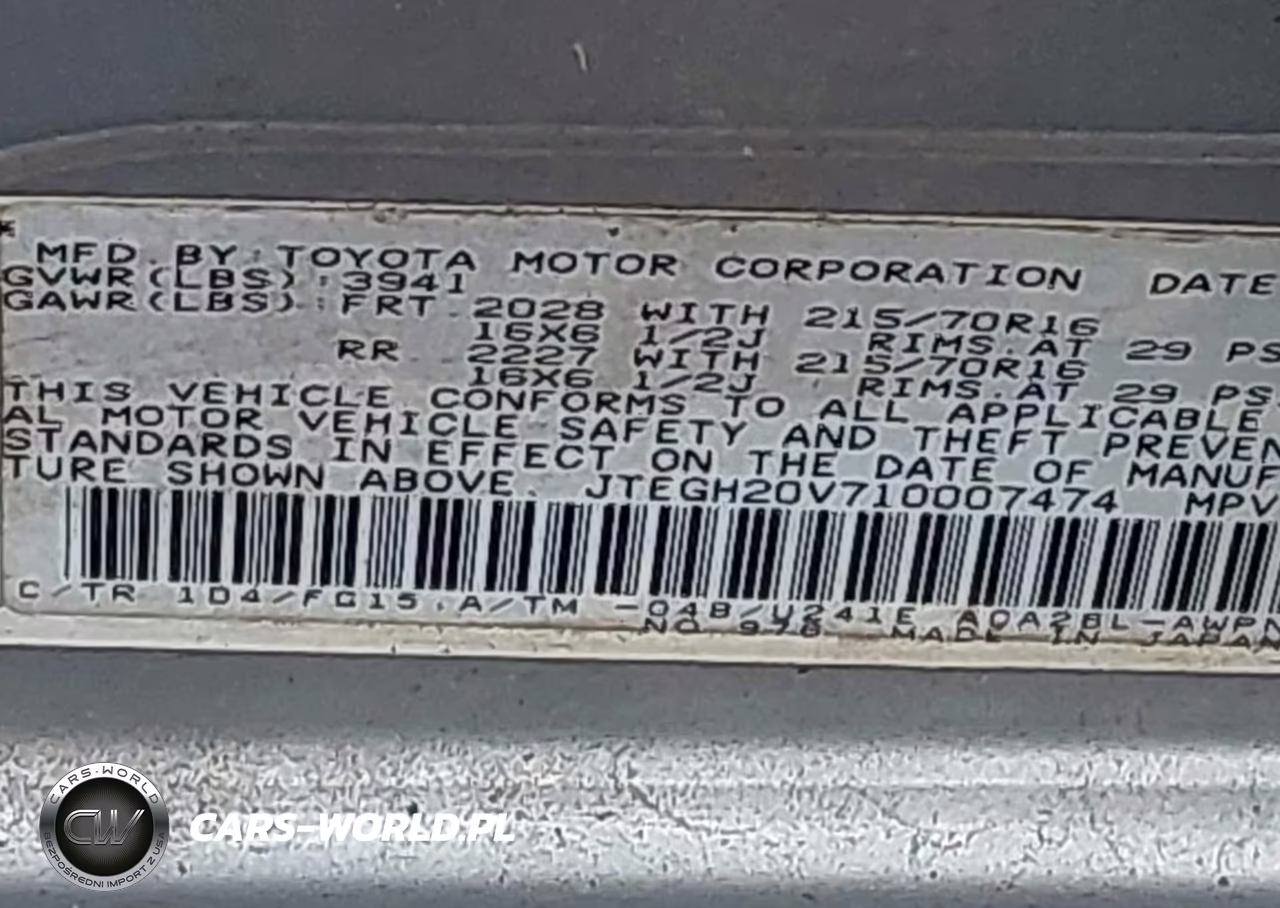 2001 Toyota Rav4 VIN:JTEGH20V710007474 - 9