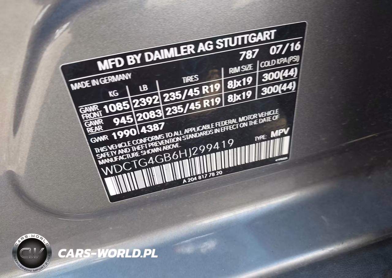 2017 Mercedes-Benz Gla 250 4Matic VIN:WDCTG4GB6HJ299419 - 9