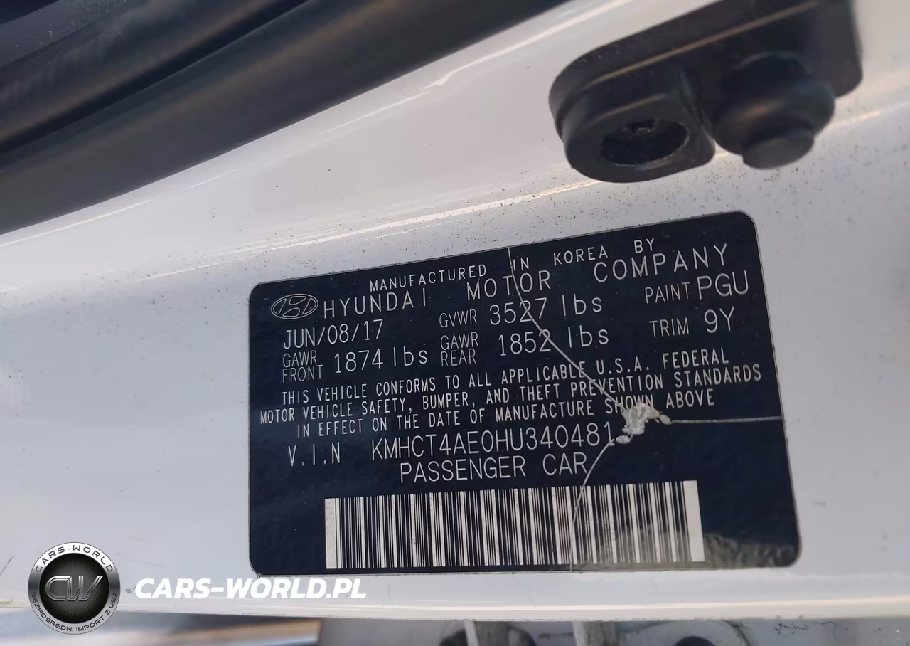 2017 Hyundai Accent Value Edition VIN:KMHCT4AE0HU340481 - 9