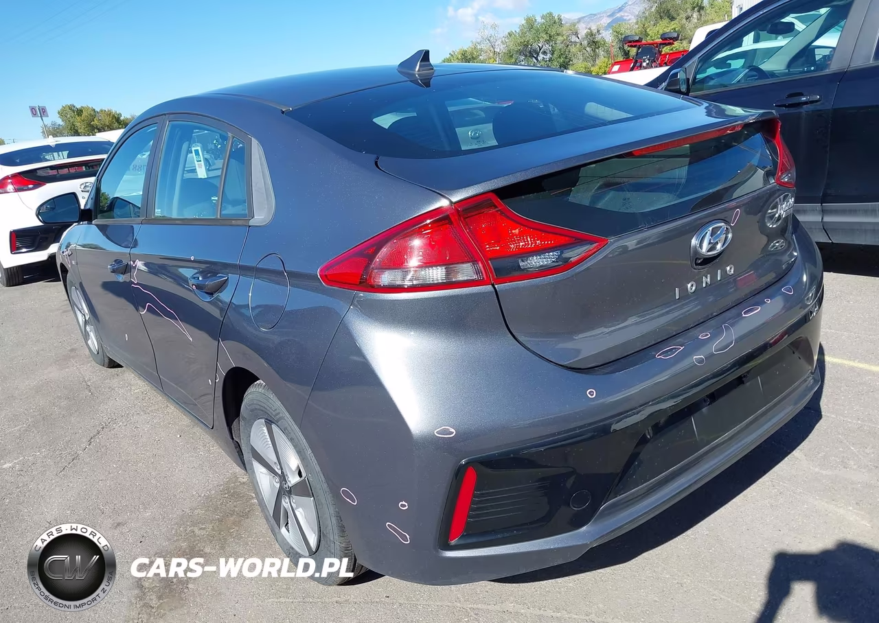 2019 Hyundai Ioniq Hybrid Blue VIN:KMHC65LC7KU106936 - 3