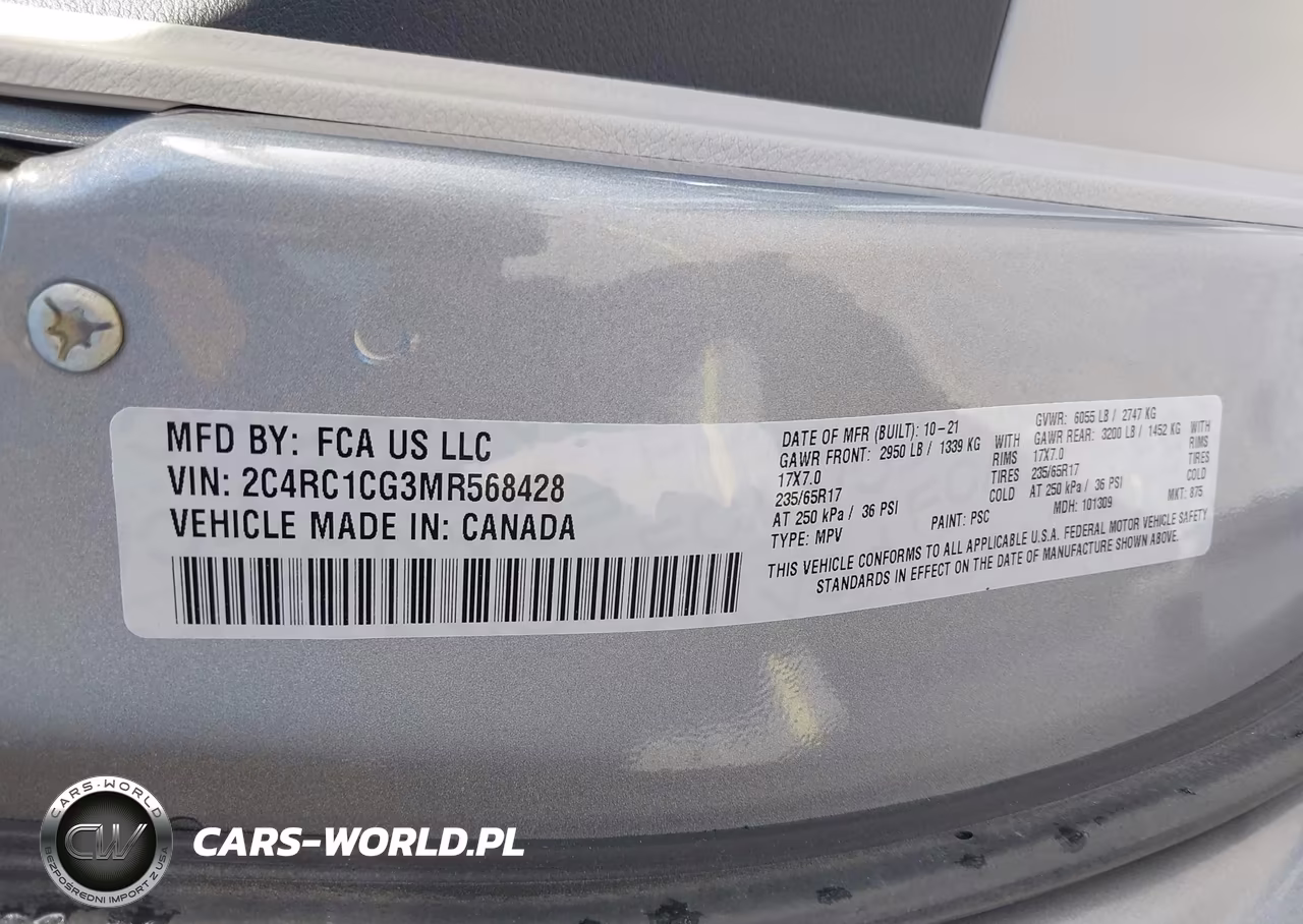 2021 Chrysler Voyager Lx VIN:2C4RC1CG3MR568428 - 9