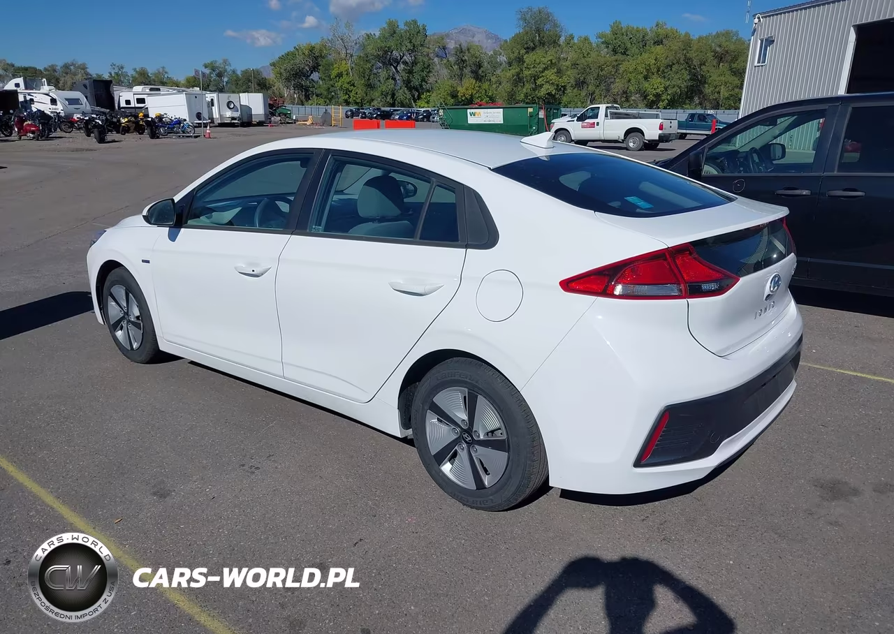 2020 Hyundai Ioniq Hybrid Blue VIN:KMHC65LC3LU233281 - 3