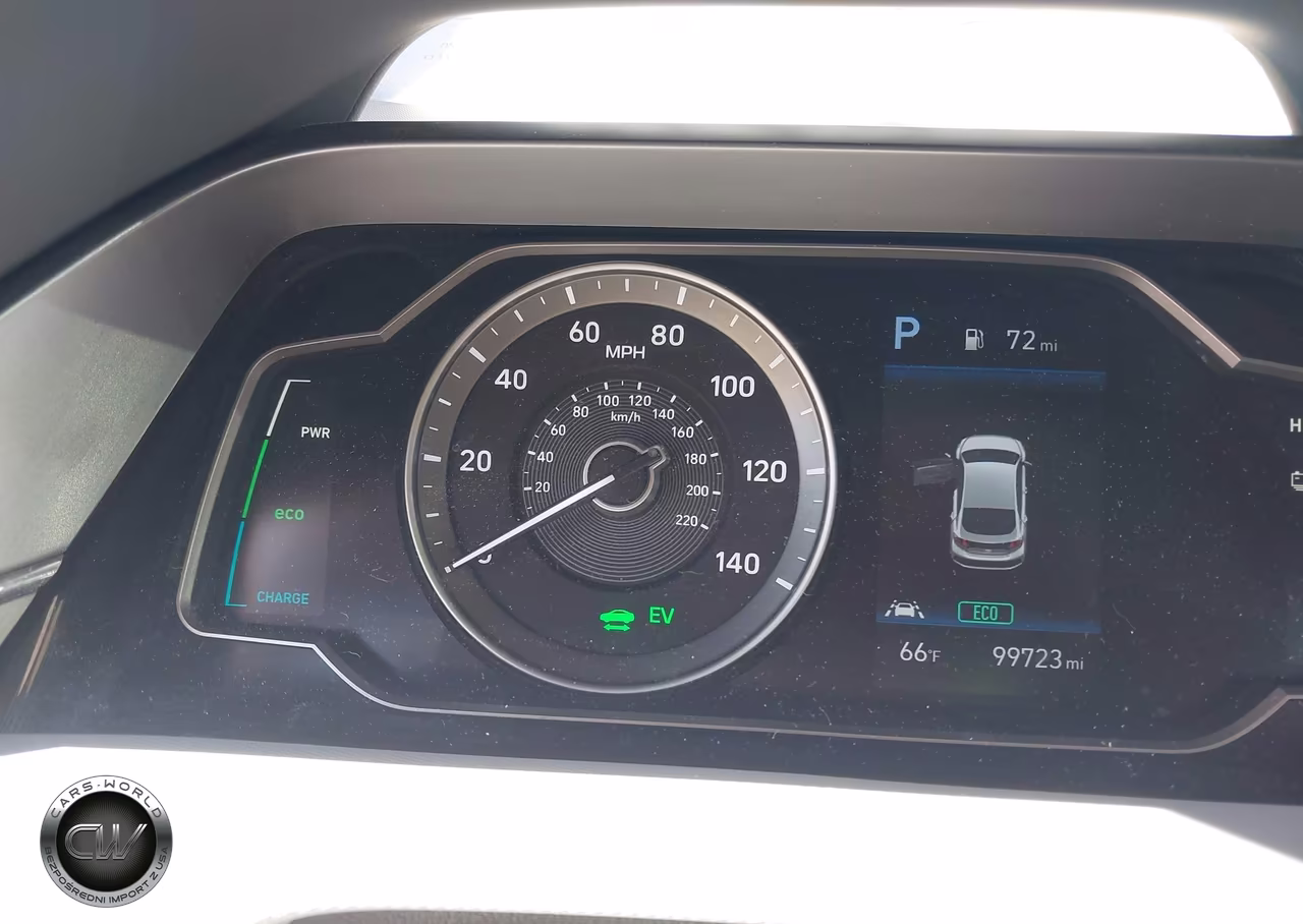 2020 Hyundai Ioniq Hybrid Blue VIN:KMHC65LC3LU233281 - 7