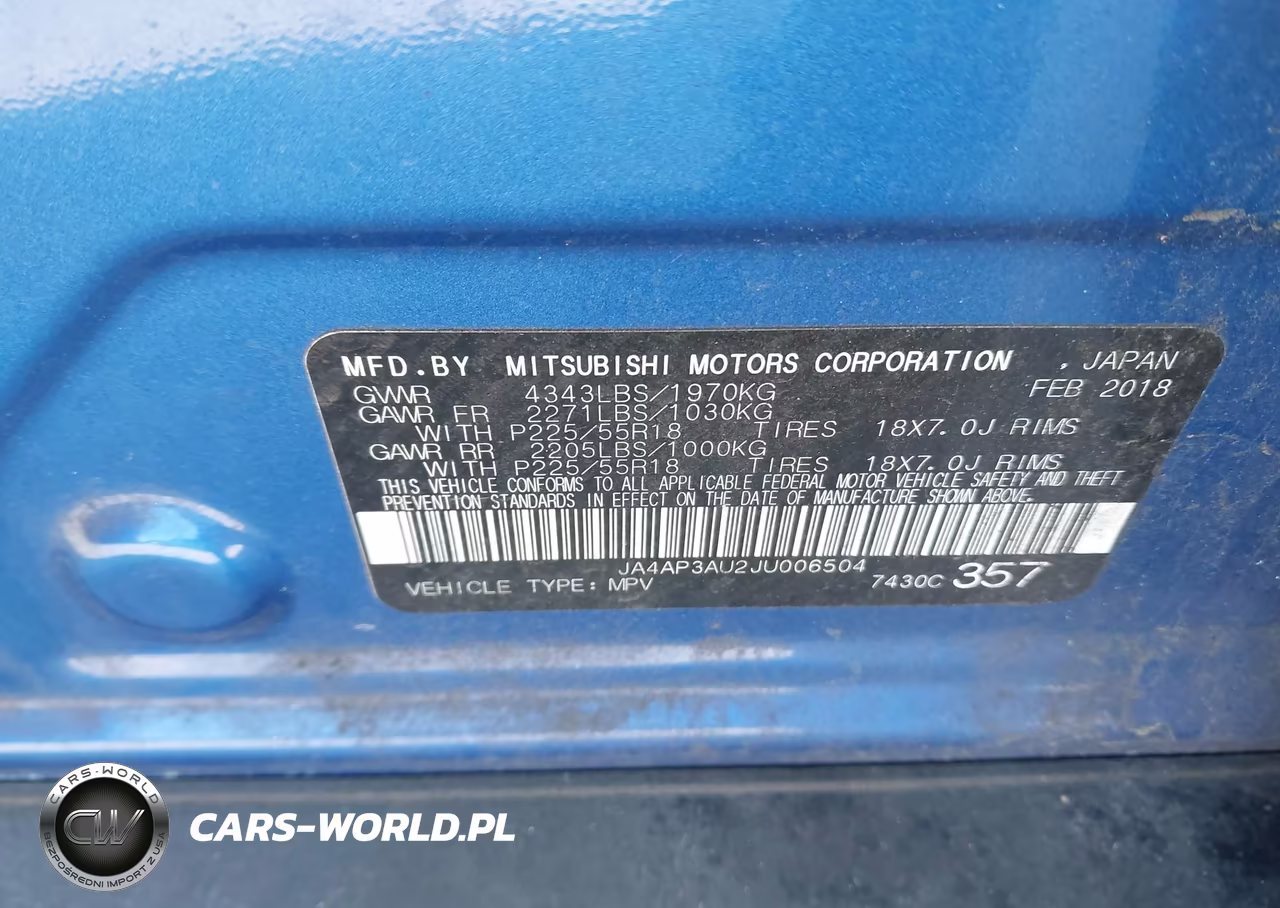 2018 Mitsubishi Outlander Sport 2.0 Es VIN:JA4AP3AU2JU006504 - 9