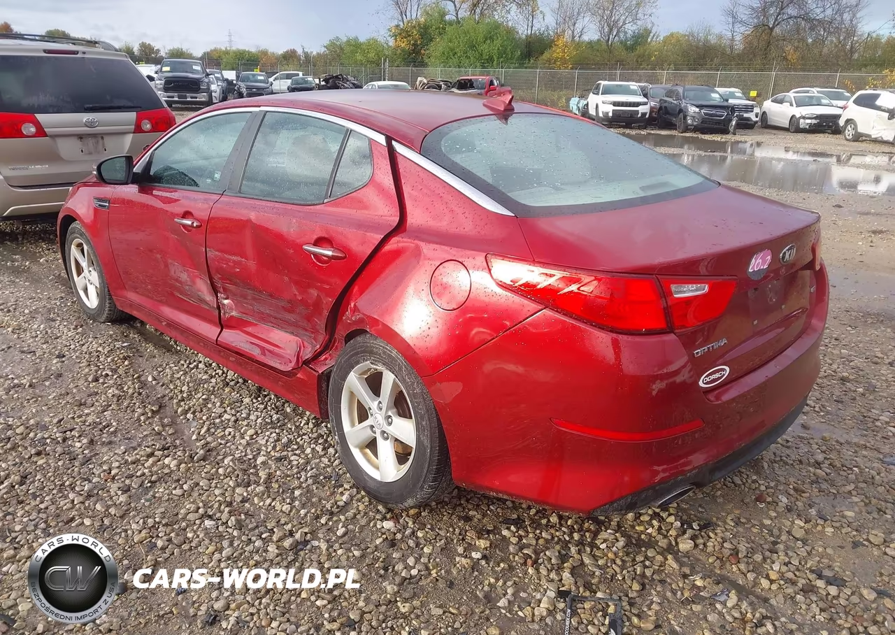 2014 Kia Optima Lx VIN:5XXGM4A76EG266005 - 3