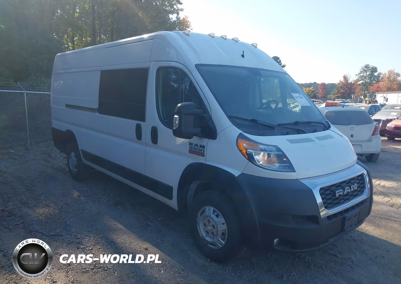 2020 Ram Promaster 3500 Cargo Van High Roof 159 Wb Ext