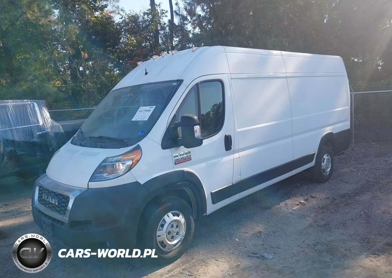 2020 Ram Promaster 3500 Cargo Van High Roof 159 Wb Ext VIN:3C6URVJG0LE113241 - 2