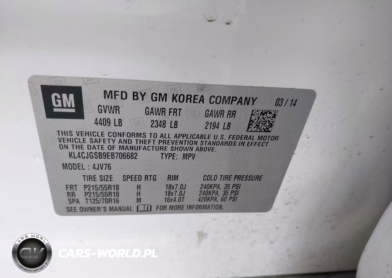 2014 Buick Encore Leather VIN:KL4CJGSB9EB706682 - 9