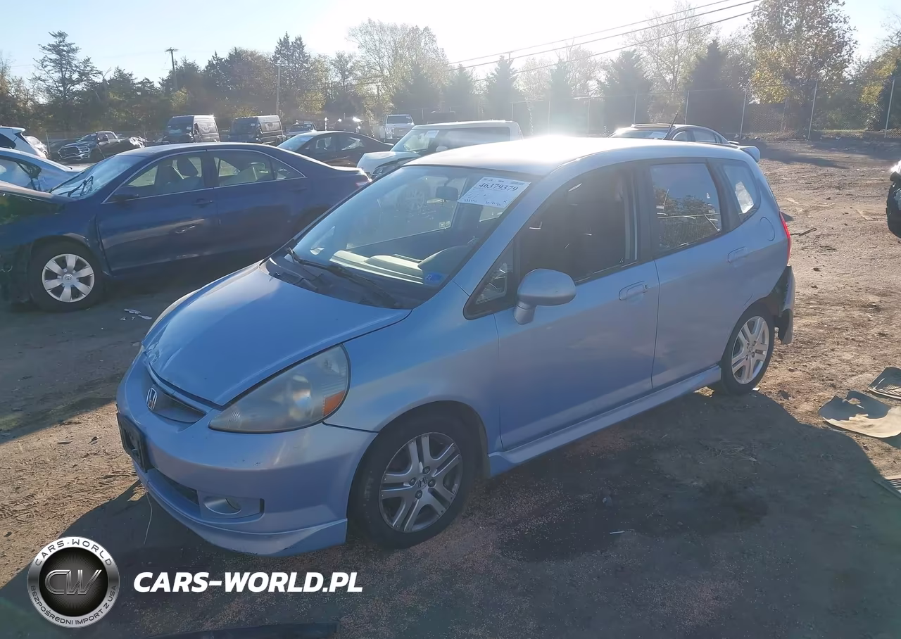 2008 Honda Fit Sport VIN:JHMGD37668S059650 - 2