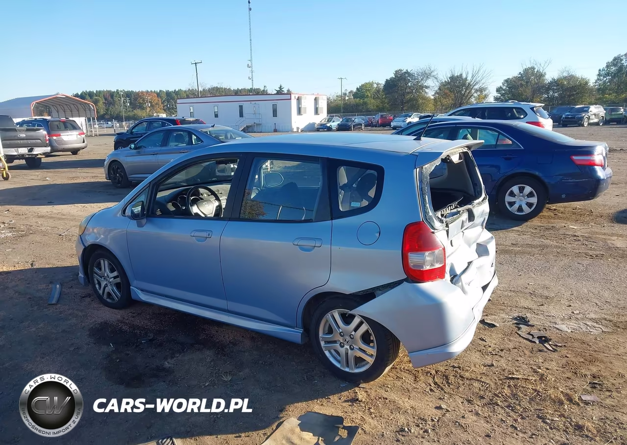 2008 Honda Fit Sport VIN:JHMGD37668S059650 - 3