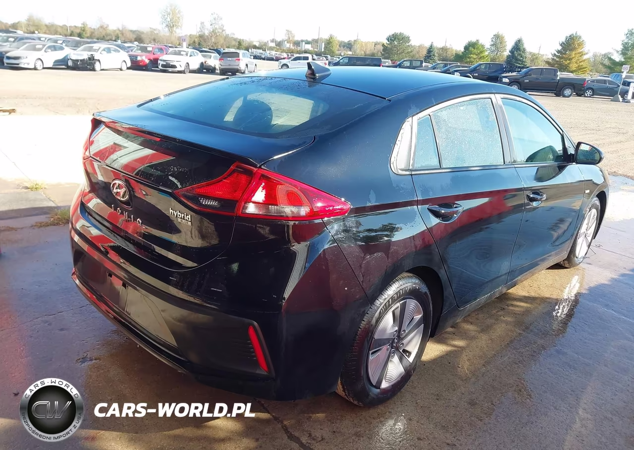 2018 Hyundai Ioniq Hybrid Blue VIN:KMHC65LC7JU100598 - 4