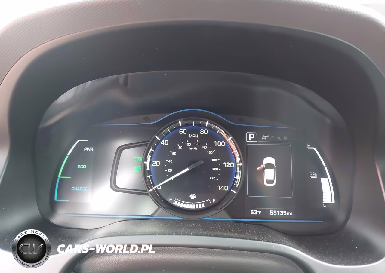 2018 Hyundai Ioniq Hybrid Blue VIN:KMHC65LC7JU100598 - 7
