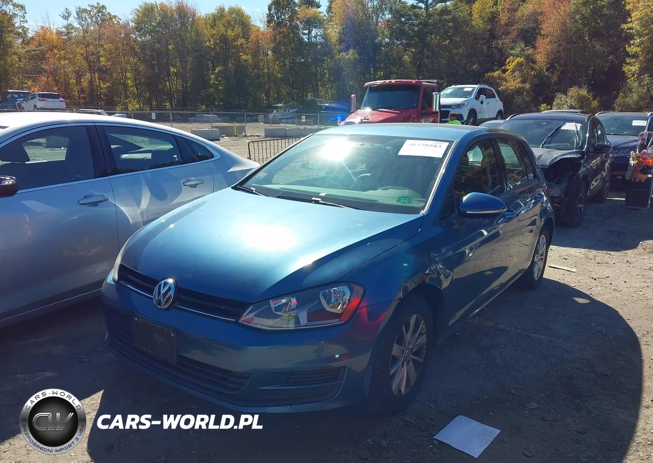2015 Volkswagen Golf Tsi S 4-Door VIN:3VW217AUXFM019660 - 2