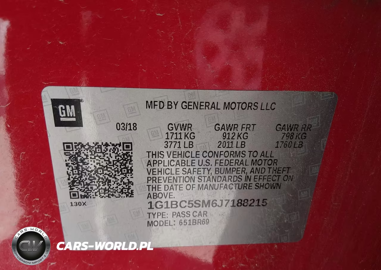 2018 Chevrolet Cruze Ls Auto VIN:1G1BC5SM6J7188215 - 9