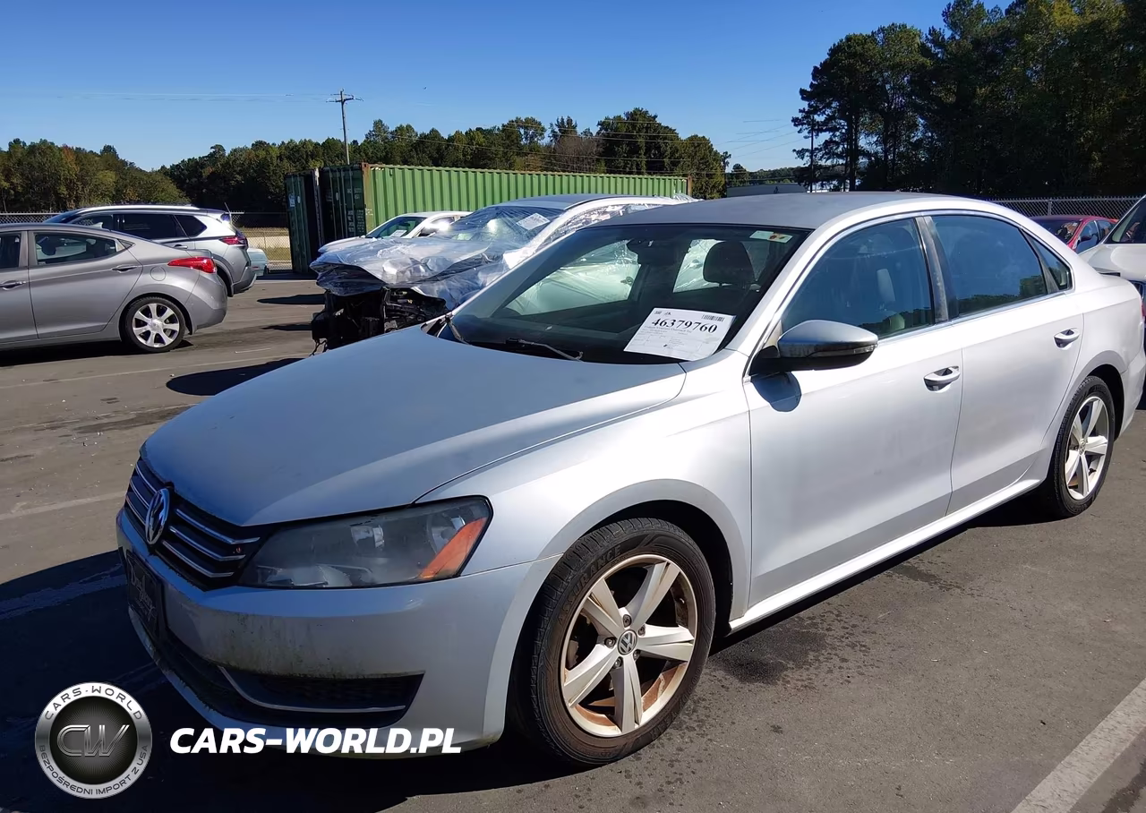 2012 Volkswagen Passat 2.5L Se VIN:1VWBP7A31CC027679 - 2
