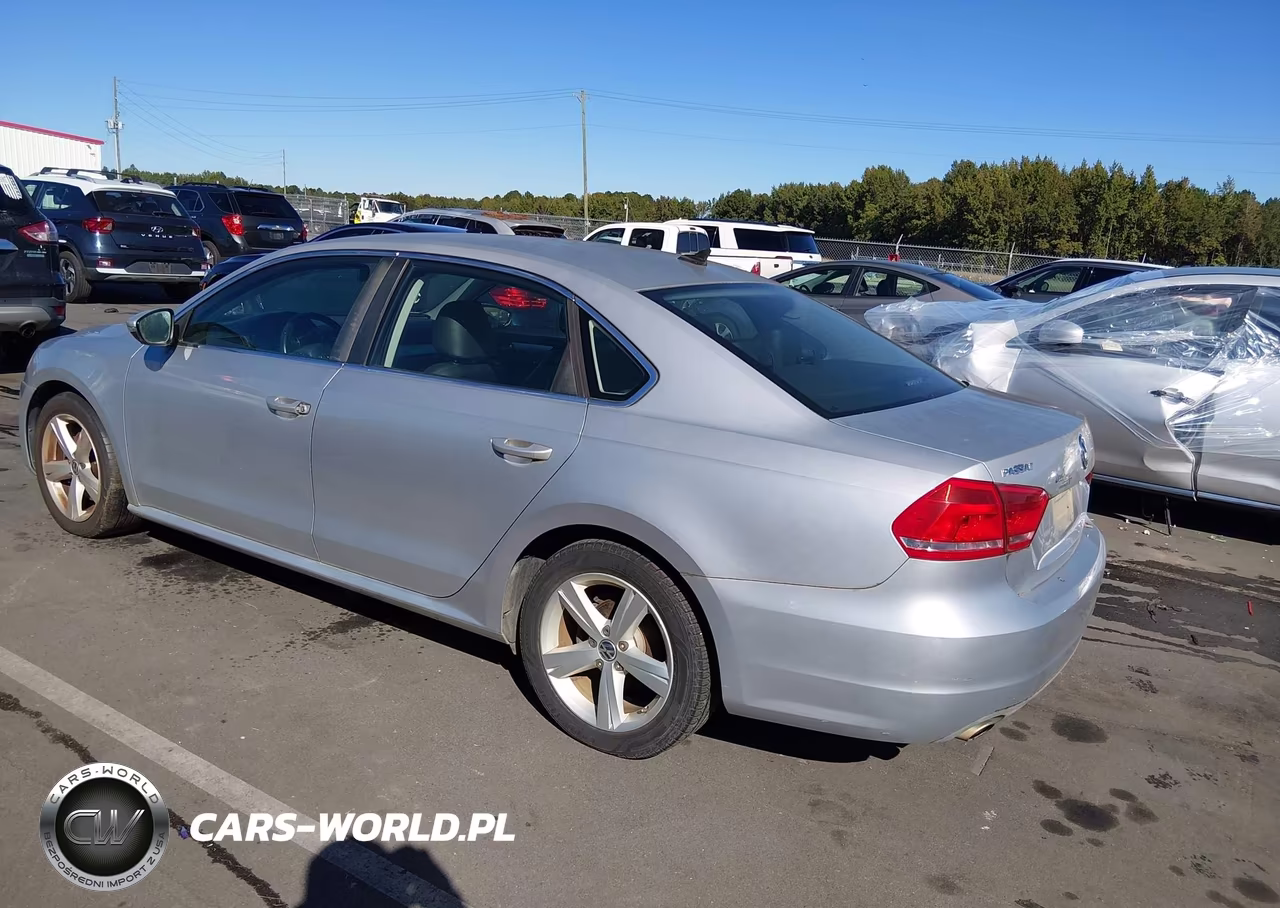 2012 Volkswagen Passat 2.5L Se VIN:1VWBP7A31CC027679 - 3