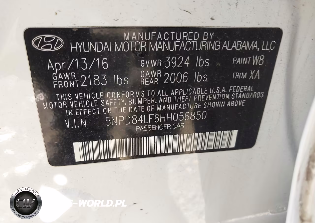 2017 Hyundai Elantra Se VIN:5NPD84LF6HH056850 - 9