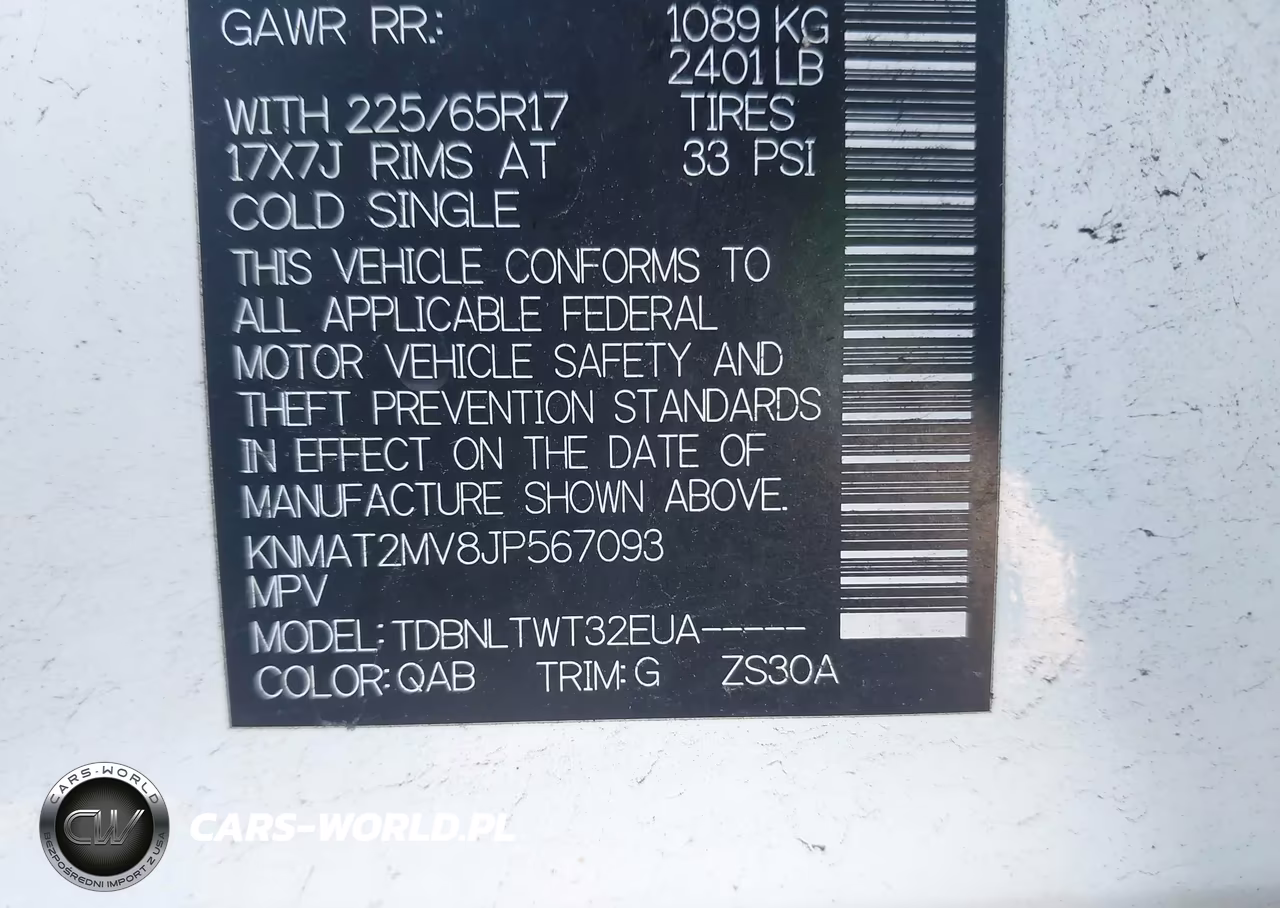 2018 Nissan Rogue Sv VIN:KNMAT2MV8JP567093 - 9