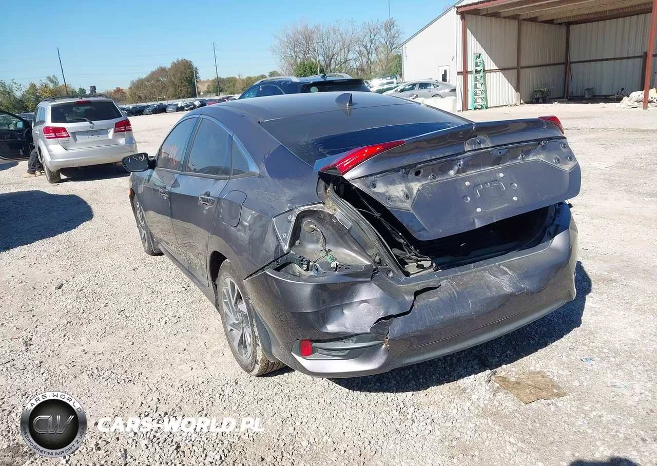 2017 Honda Civic Ex VIN:19XFC2F71HE047137 - 3
